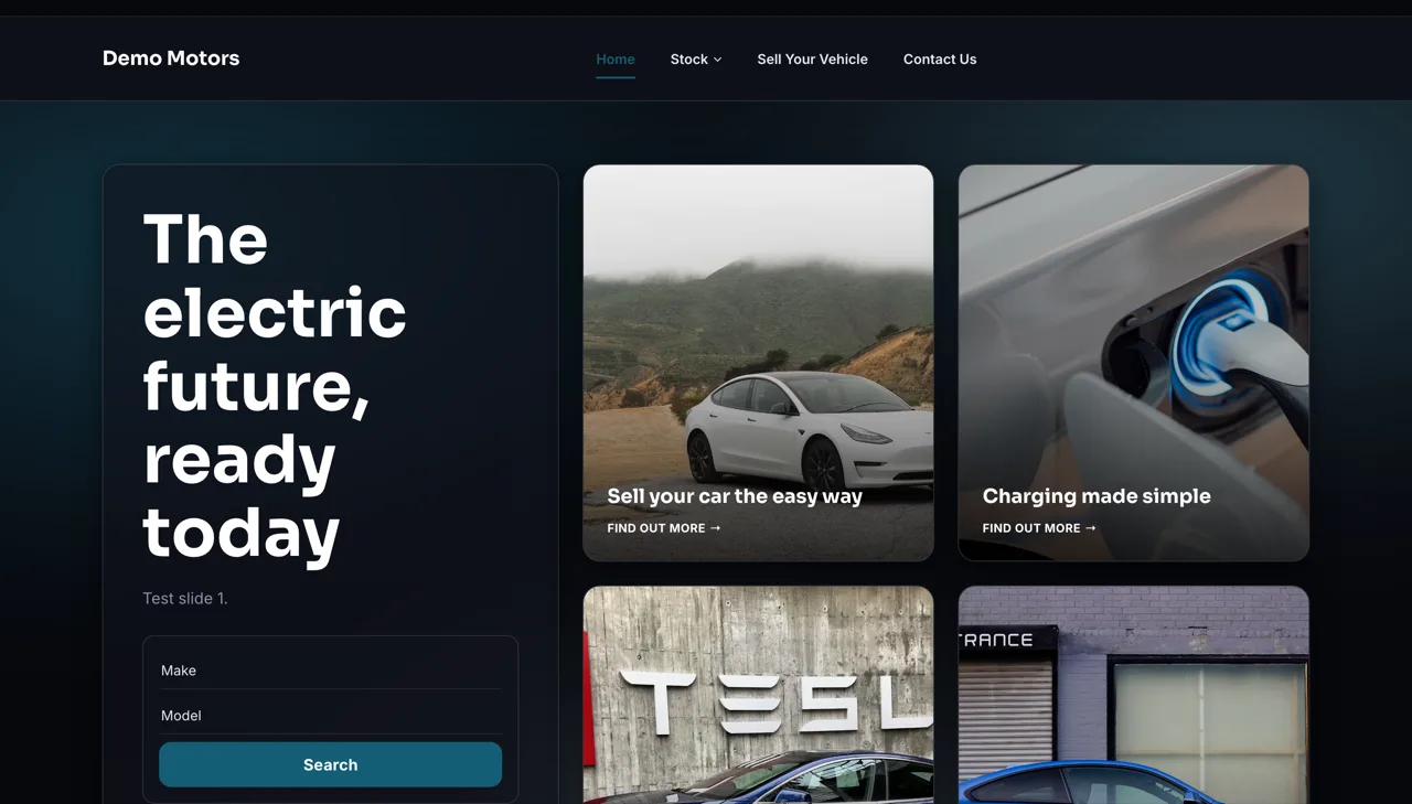 Reykjavik car dealer website template