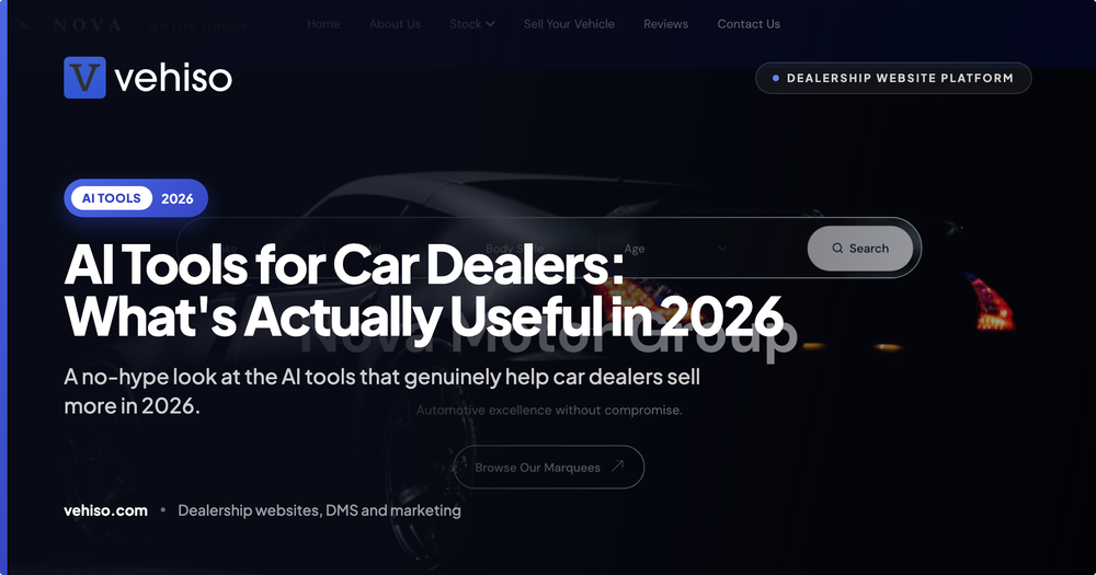 AI Tools for Car Dealers: What's Actually Useful in 2026