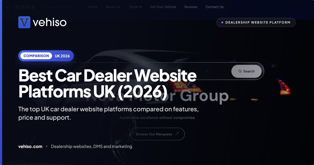 Best Car Dealer Website Platforms UK (2026)