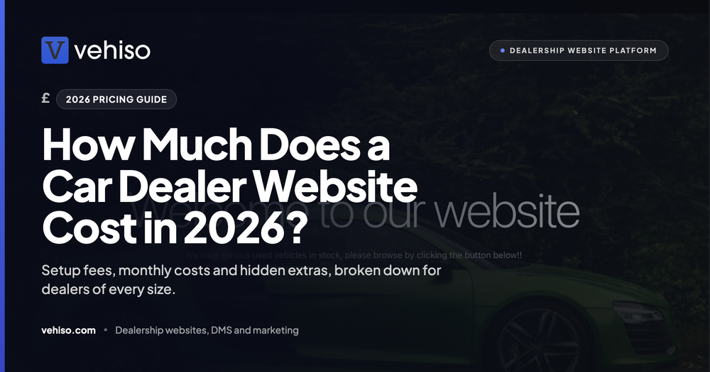 How Much Does a Car Dealer Website Cost in 2026?