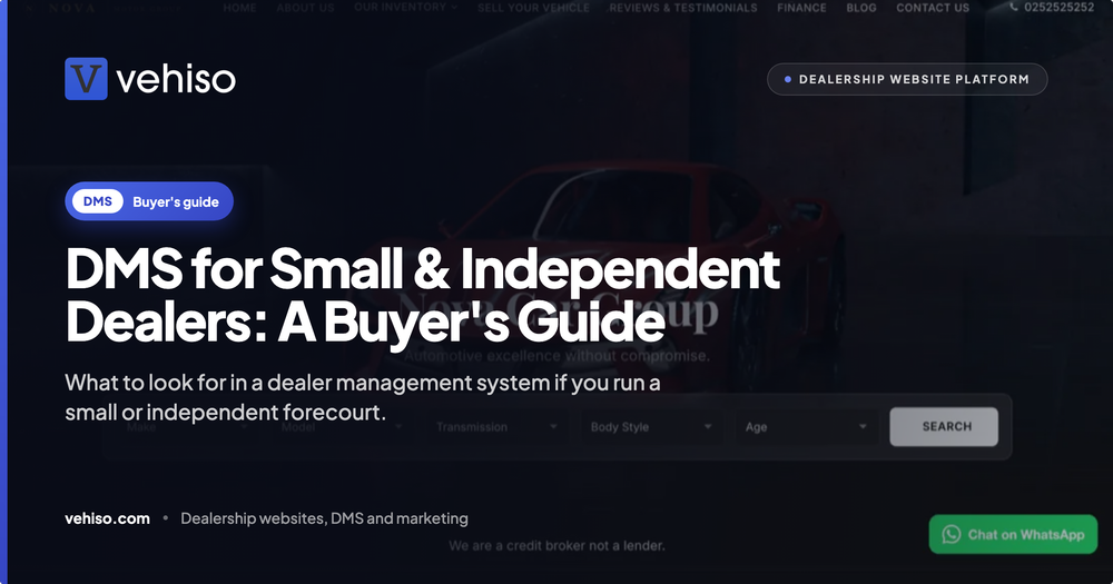 DMS for Small & Independent Dealers: A Buyer's Guide