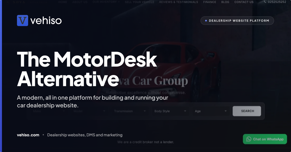 Best MotorDesk Alternative for UK Car Dealers (2026)