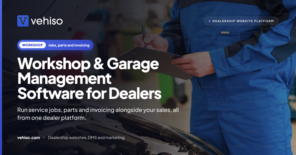 Workshop & Garage Management Software for Dealers
