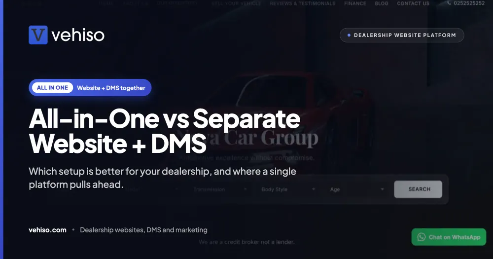 All-in-One vs Separate Website + DMS: Which Is Better?