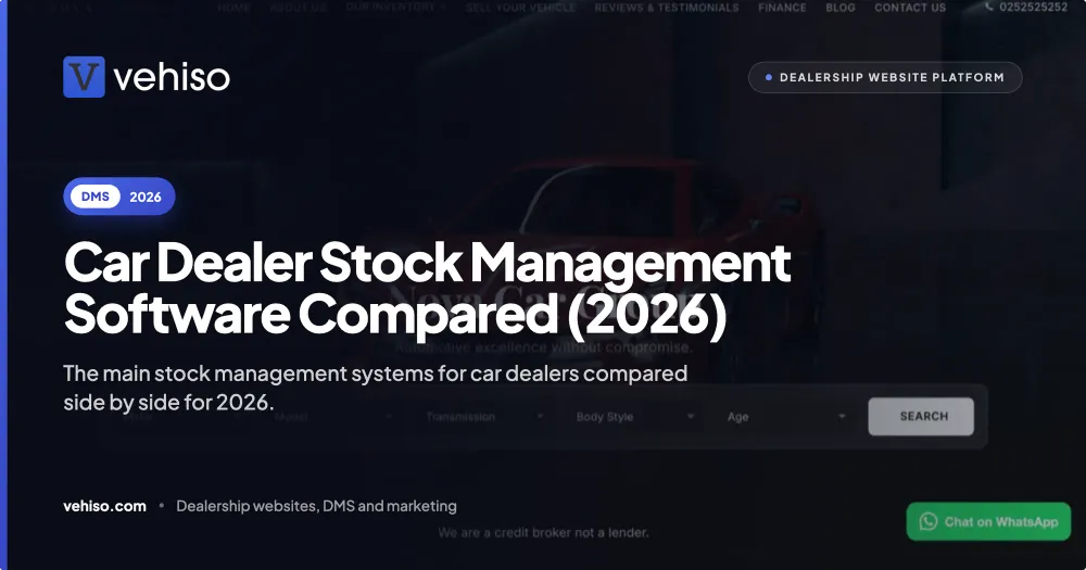 Car Dealer Stock Management Software Compared (2026)