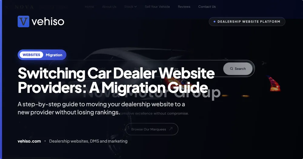 Switching Car Dealer Website Providers: A Migration Guide