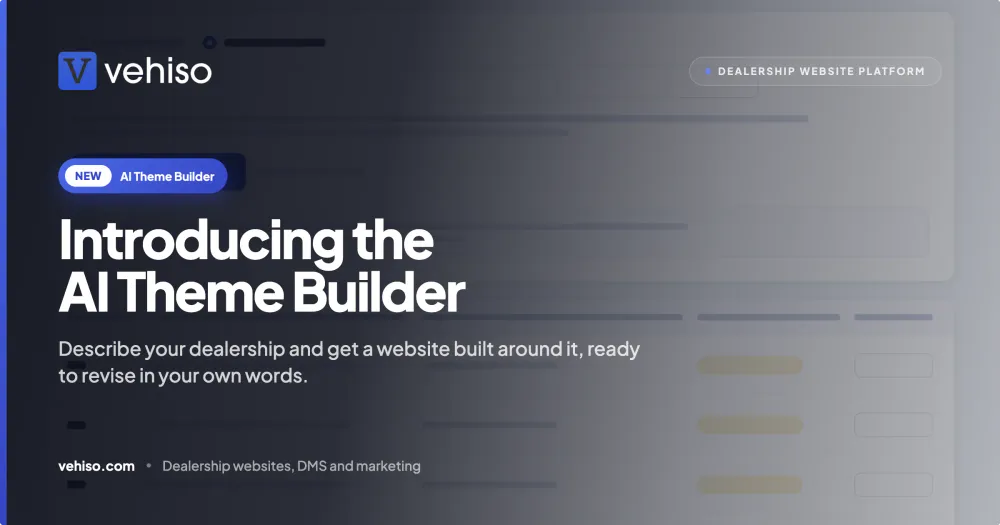 Introducing the AI Theme Builder: Describe Your Dealership, Get a Website