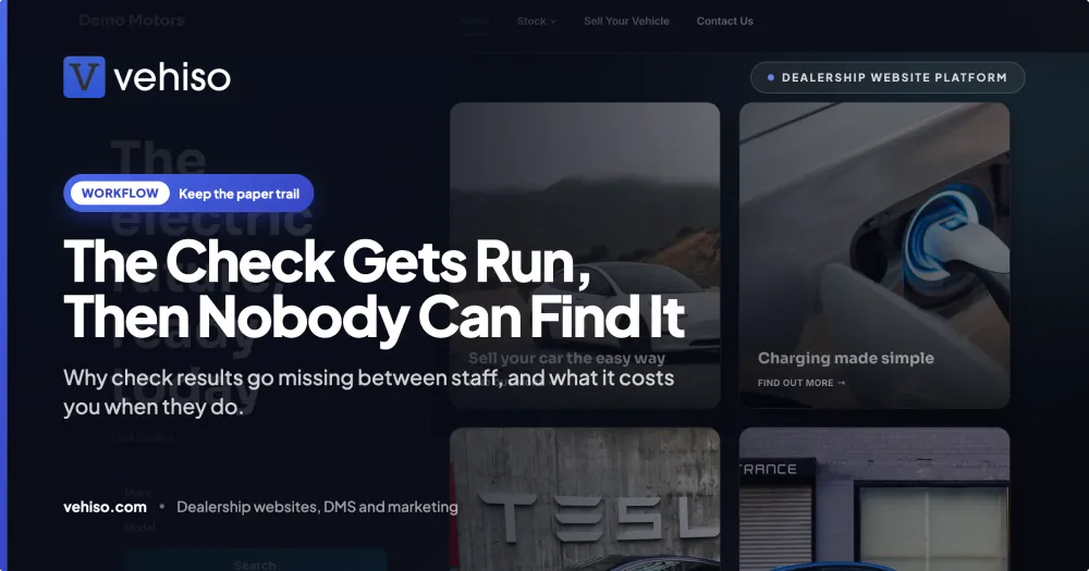 The Check Gets Run, Then Nobody Can Find It