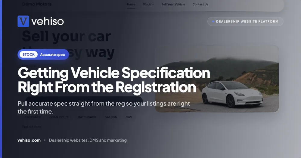 Getting Vehicle Specification Right From the Registration