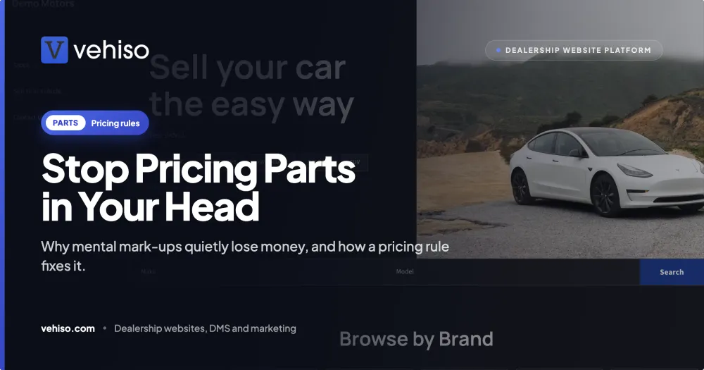 Stop Pricing Parts in Your Head