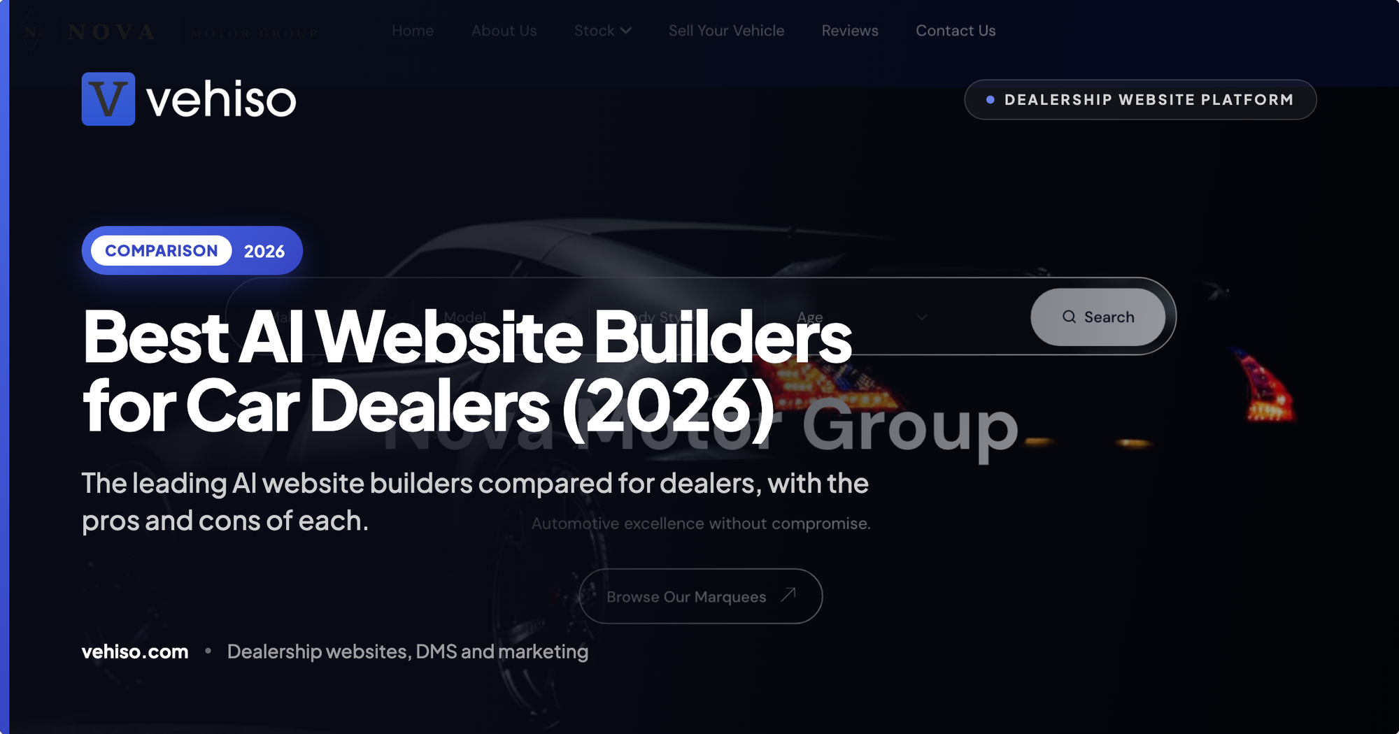 Best AI Website Builders for Car Dealers (2026)