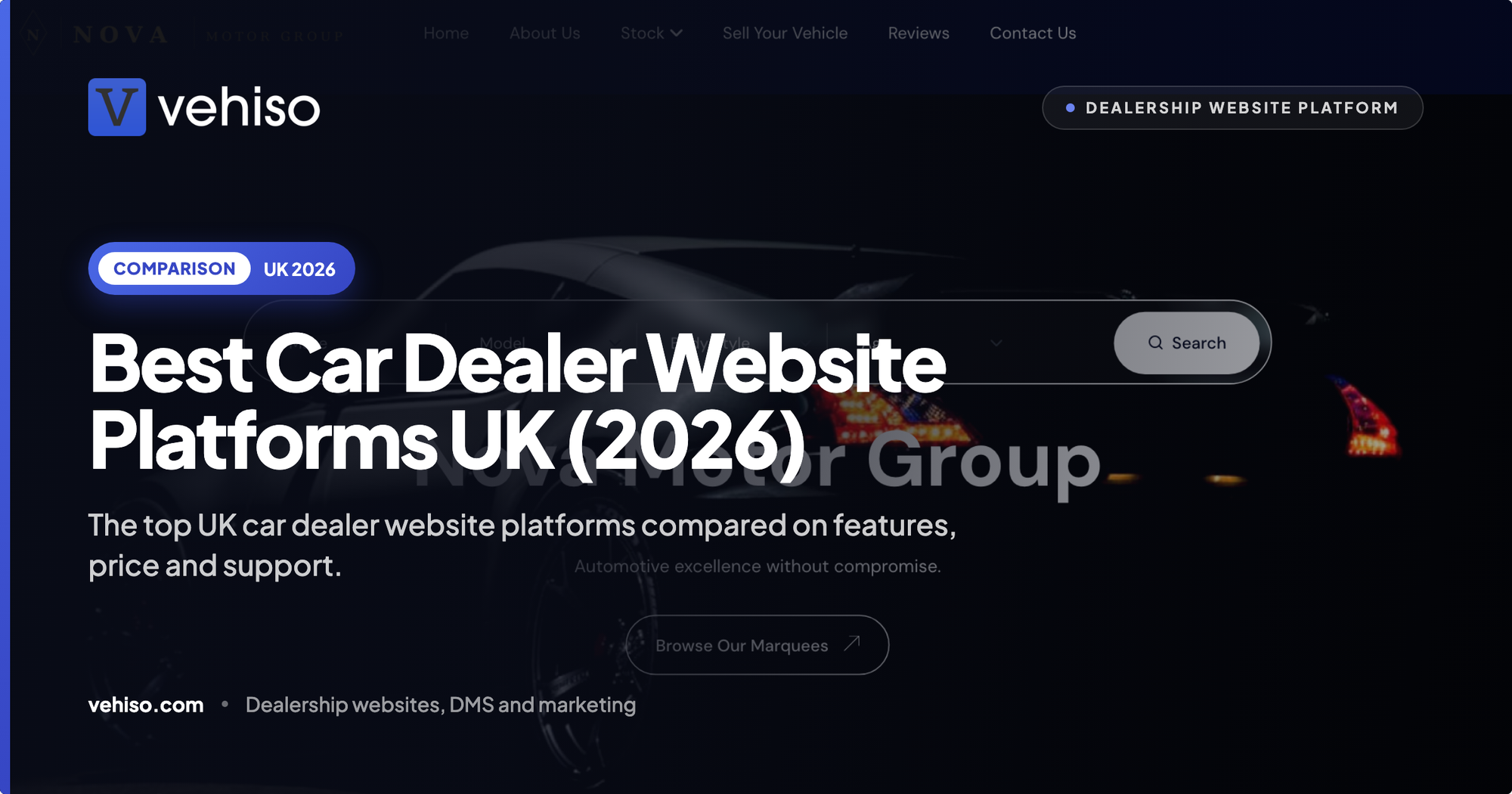 Best Car Dealer Website Platforms UK (2026)