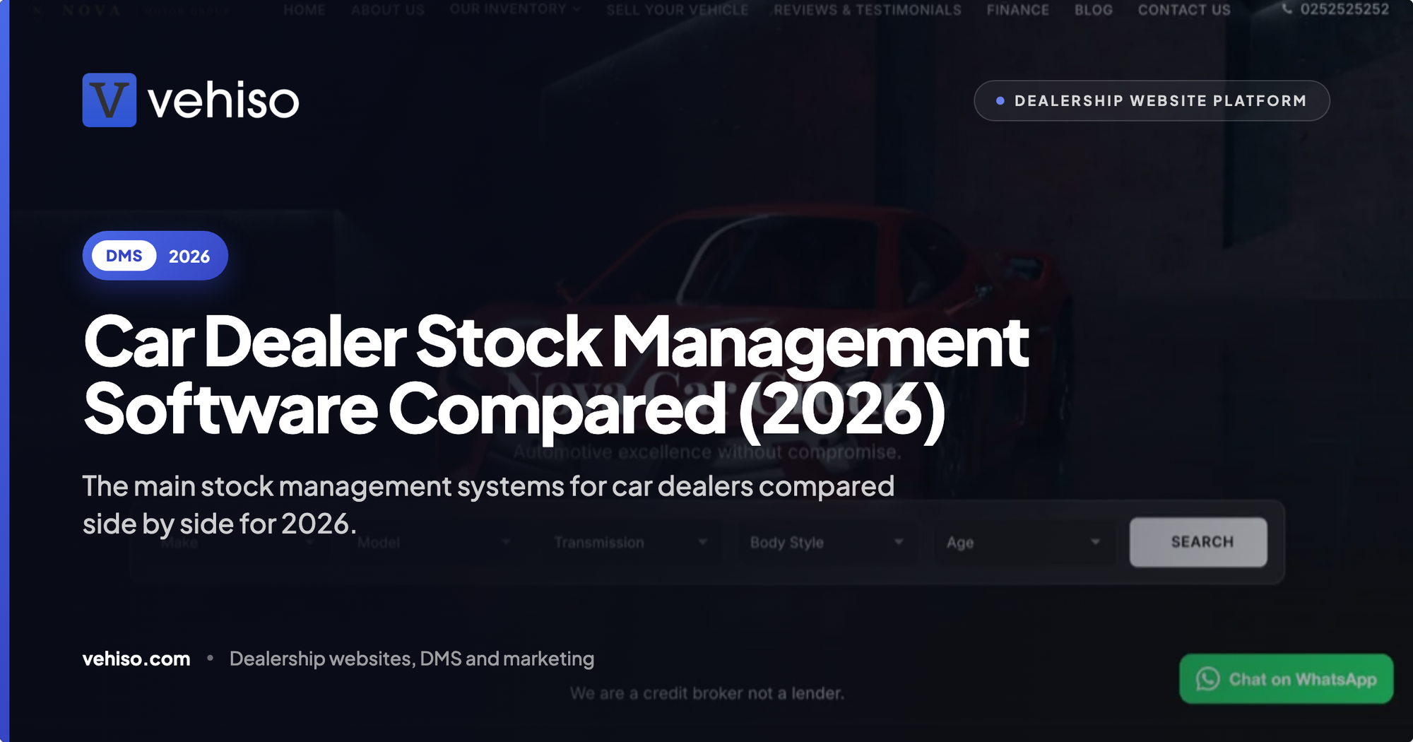 Car Dealer Stock Management Software Compared (2026)