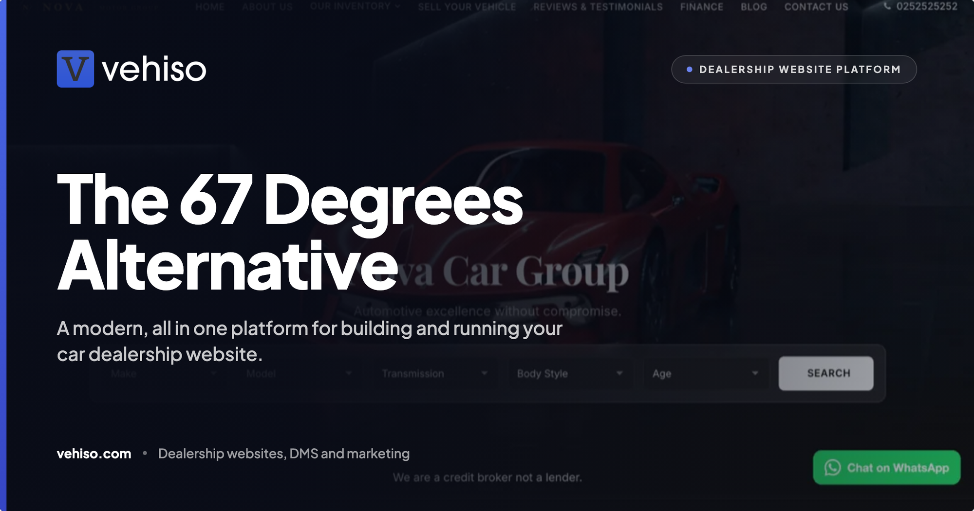 Best 67 Degrees Alternative for UK Car Dealers (2026)