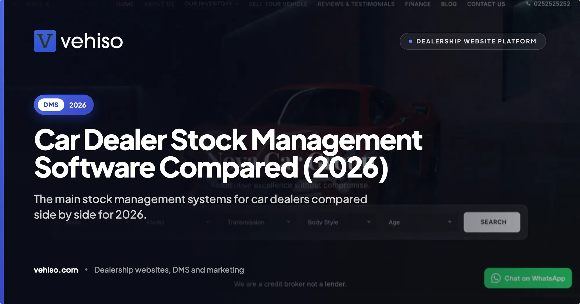 Car Dealer Stock Management Software Compared (2026)