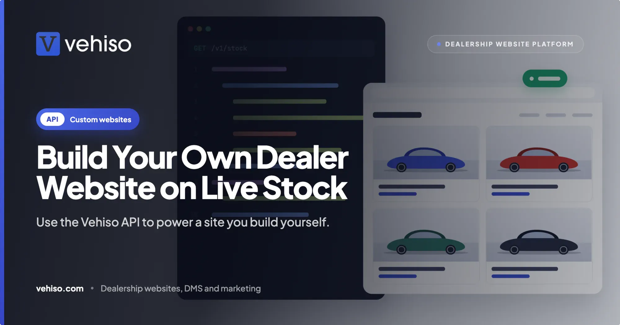 Build Your Own Dealer Website on Live Stock with the Vehiso API