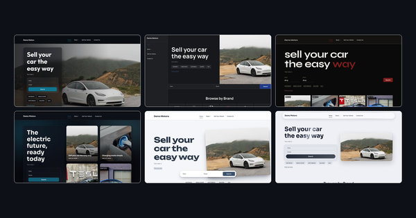 Six New Car Dealer Website Templates, Built for EV Dealers