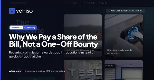Why We Pay a Share of the Bill, Not a One-Off Bounty